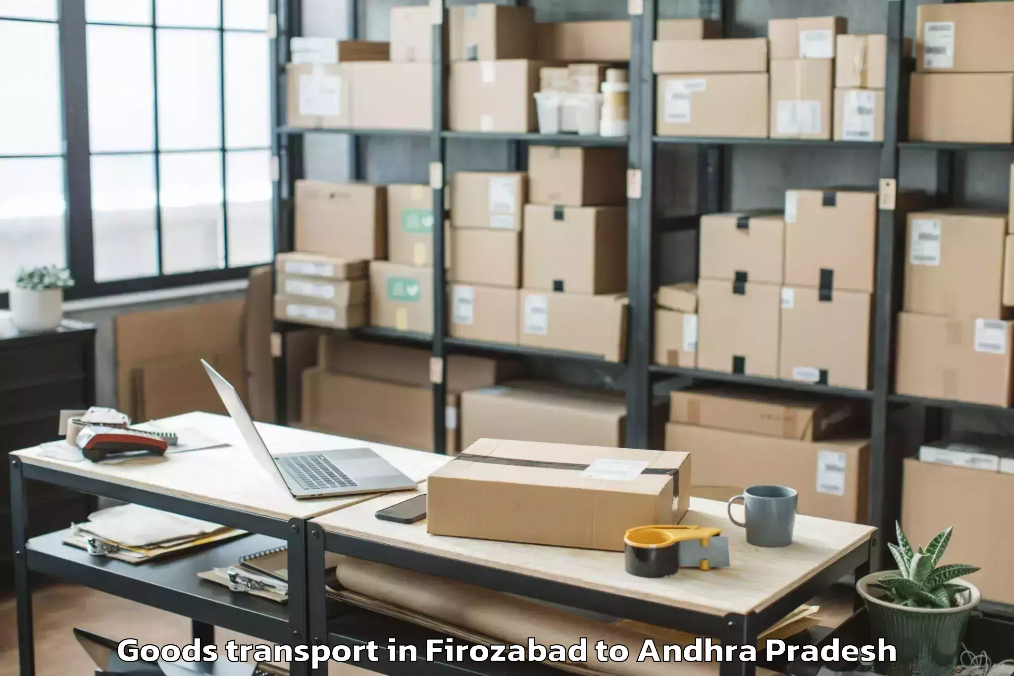 Leading Firozabad to Chejerla Goods Transport Provider